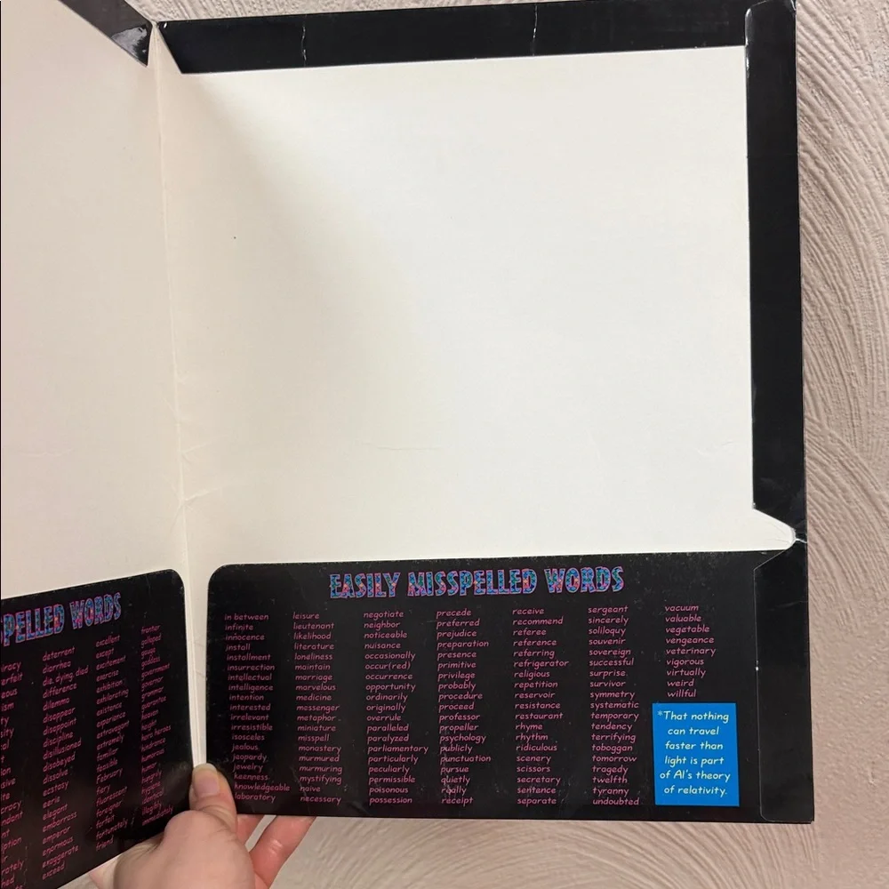 90s office school folder
